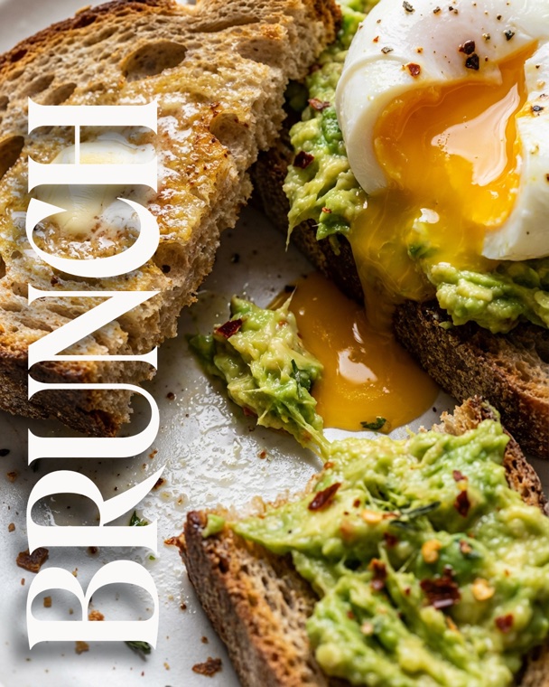 Bidfood Instagram post — brunch