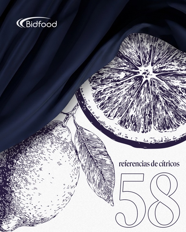 Bidfood Instagram post — cítricos