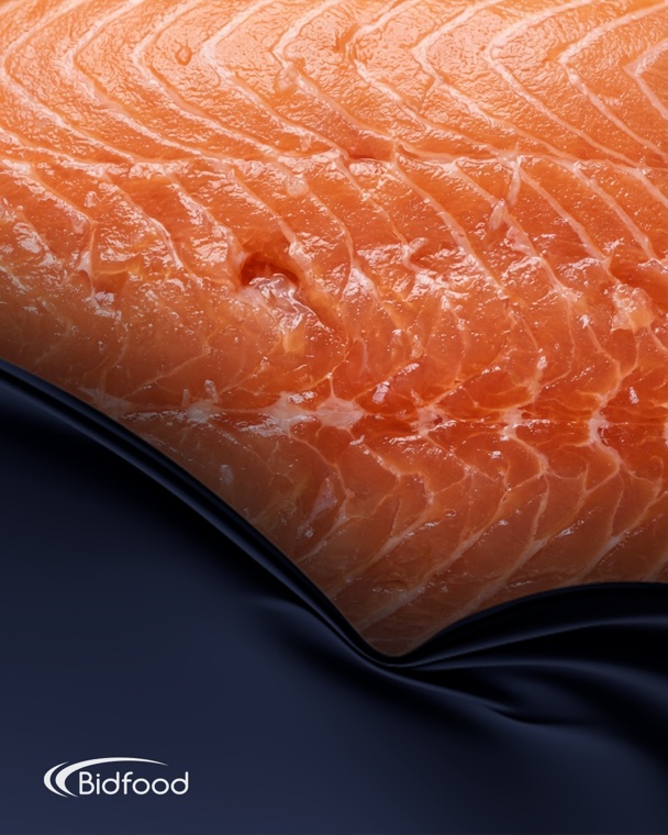 Bidfood Instagram post — salmón